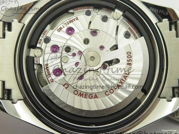 0312 Aqua Terra 150M SS VSF 1:1 Best Edition Black Textured Dial Silver Markers On SS Bracelet A8500 Super Clone Chic 8062